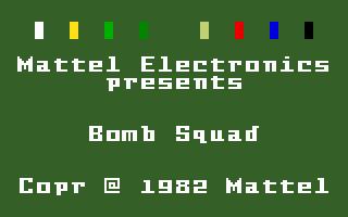 Bomb Squad screenshot 3 for Intellivision